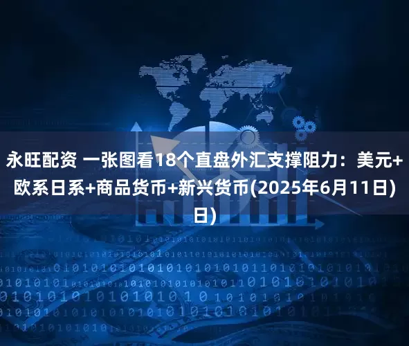 永旺配资 一张图看18个直盘外汇支撑阻力：美元+欧系日系+商品货币+新兴货币(2025年6月11日)