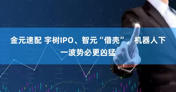 金元速配 宇树IPO、智元“借壳”，机器人下一波势必更凶猛
