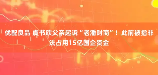 优配良品 虞书欣父亲起诉“老潘财商”！此前被指非法占用15亿国企资金
