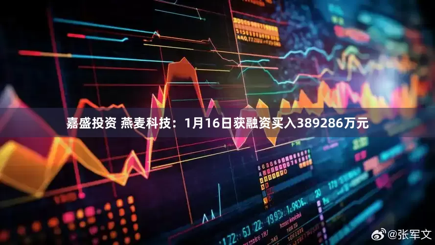 嘉盛投资 燕麦科技：1月16日获融资买入389286万元